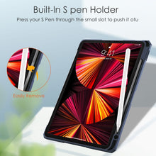 Load image into Gallery viewer, Three-folding Acrylic TPU + PU Leather Horizontal Flip Case with Holder &amp; Pen Slot &amp; Sleep / Wake-up Function, For iPad Pro 11 (2021/2020/2018)