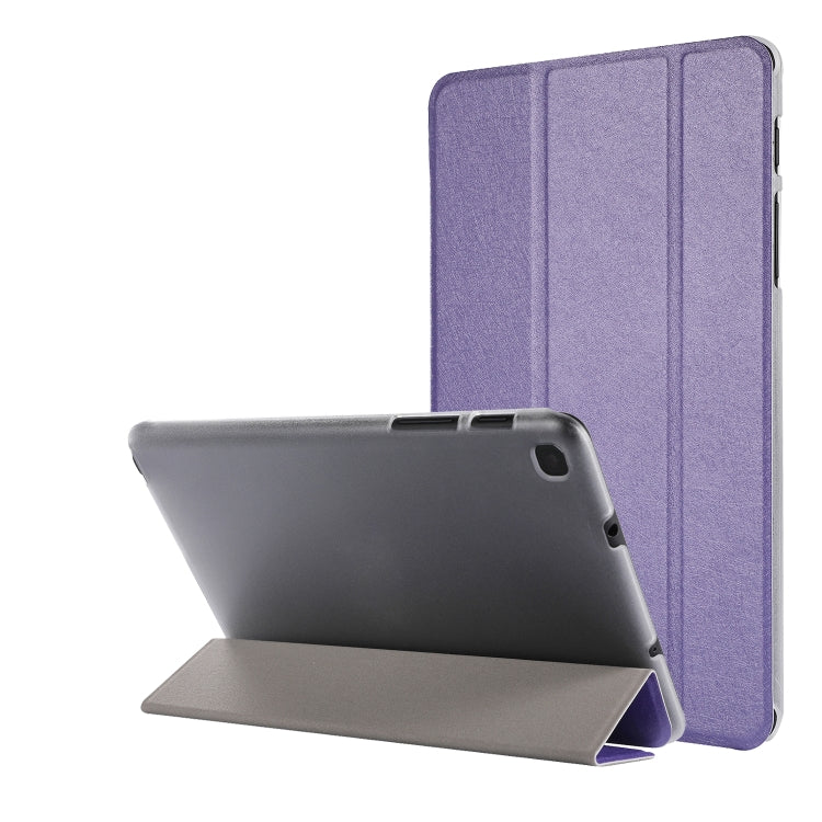 Silk Texture Three-fold Horizontal Flip Leather Case with Holder & Pen Slot, For Samsung Galaxy Tab A7 Lite 8.7 T220 / T225, For iPad Air 13 2025 / 2024 / iPad Pro 12.9 2022 / 2021, For iPad Pro 11 (2021)