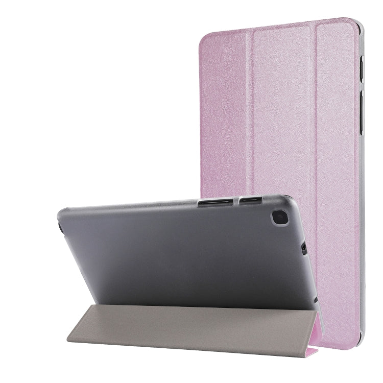 Silk Texture Three-fold Horizontal Flip Leather Case with Holder & Pen Slot, For Samsung Galaxy Tab A7 Lite 8.7 T220 / T225, For iPad Air 13 2025 / 2024 / iPad Pro 12.9 2022 / 2021, For iPad Pro 11 (2021)