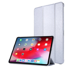 Load image into Gallery viewer, Silk Texture Three-fold Horizontal Flip Leather Case with Holder &amp; Pen Slot, For Samsung Galaxy Tab A7 Lite 8.7 T220 / T225, For iPad Air 13 2025 / 2024 / iPad Pro 12.9 2022 / 2021, For iPad Pro 11 (2021)