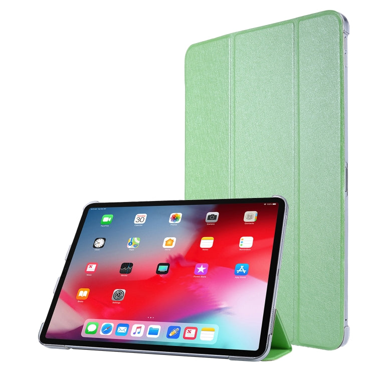 Silk Texture Three-fold Horizontal Flip Leather Case with Holder & Pen Slot, For Samsung Galaxy Tab A7 Lite 8.7 T220 / T225, For iPad Air 13 2025 / 2024 / iPad Pro 12.9 2022 / 2021, For iPad Pro 11 (2021)