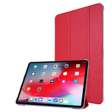 Load image into Gallery viewer, Silk Texture Three-fold Horizontal Flip Leather Case with Holder &amp; Pen Slot, For Samsung Galaxy Tab A7 Lite 8.7 T220 / T225, For iPad Air 13 2025 / 2024 / iPad Pro 12.9 2022 / 2021, For iPad Pro 11 (2021)