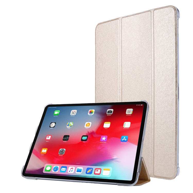Silk Texture Three-fold Horizontal Flip Leather Case with Holder & Pen Slot, For Samsung Galaxy Tab A7 Lite 8.7 T220 / T225, For iPad Air 13 2025 / 2024 / iPad Pro 12.9 2022 / 2021, For iPad Pro 11 (2021)