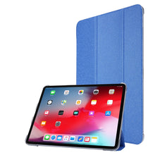 Load image into Gallery viewer, Silk Texture Three-fold Horizontal Flip Leather Case with Holder &amp; Pen Slot, For Samsung Galaxy Tab A7 Lite 8.7 T220 / T225, For iPad Air 13 2025 / 2024 / iPad Pro 12.9 2022 / 2021, For iPad Pro 11 (2021)