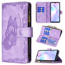 Load image into Gallery viewer, Flying Butterfly Embossing Pattern Zipper Horizontal Flip Leather Case with Holder &amp; Card Slots &amp; Wallet, For Xiaomi Redmi 9A, For Xiaomi Redmi 9C, For Xiaomi Redmi 9, For Xiaomi Redmi Note 10 Pro, For Xiaomi Redmi Note 9 Pro Max                       ...