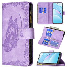 Load image into Gallery viewer, Flying Butterfly Embossing Pattern Zipper Horizontal Flip Leather Case with Holder &amp; Card Slots &amp; Wallet, For Xiaomi Redmi 9A, For Xiaomi Redmi 9C, For Xiaomi Redmi 9, For Xiaomi Redmi Note 10 Pro, For Xiaomi Redmi Note 9 Pro Max, For Xiaomi Redmi Note...