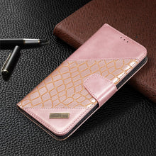 Load image into Gallery viewer, Matching Color Crocodile Texture Horizontal Flip PU Leather Case with Wallet &amp; Holder &amp; Card Slots, For Nokia G20, For Samsung Galaxy A22 5G