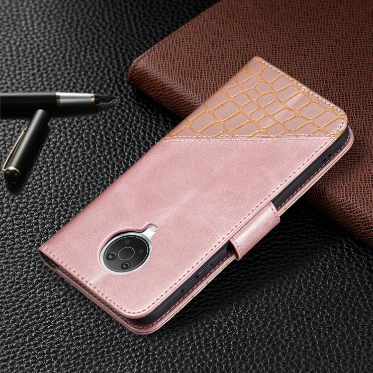 Matching Color Crocodile Texture Horizontal Flip PU Leather Case with Wallet & Holder & Card Slots, For Nokia G20, For Samsung Galaxy A22 5G