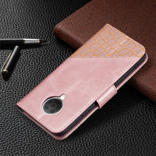Load image into Gallery viewer, Matching Color Crocodile Texture Horizontal Flip PU Leather Case with Wallet &amp; Holder &amp; Card Slots, For Nokia G20, For Samsung Galaxy A22 5G