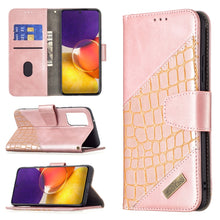 Load image into Gallery viewer, Matching Color Crocodile Texture Horizontal Flip PU Leather Case with Wallet &amp; Holder &amp; Card Slots, For Samsung Galaxy A82 5G