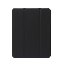 Load image into Gallery viewer, Three-folding Electric Pressed Skin Texture Horizontal Flip Shockproof Transparent TPU + PU Leather Case with Holder &amp; Pen Slot &amp; Sleep / Wake-up Function, For iPad Pro 11 (2021)