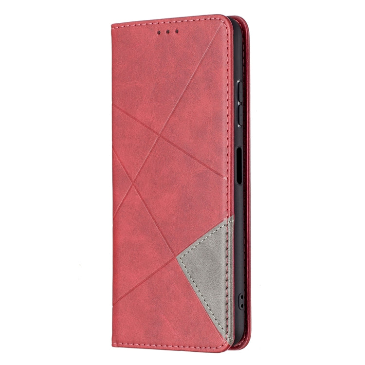 Rhombus Texture Horizontal Flip Magnetic Leather Case with Holder & Card Slots, For Samsung Galaxy A22 5G, For Samsung Galaxy A82 5G