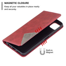 Load image into Gallery viewer, Rhombus Texture Horizontal Flip Magnetic Leather Case with Holder &amp; Card Slots, For Samsung Galaxy A22 5G, For Samsung Galaxy A82 5G