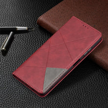 Load image into Gallery viewer, Rhombus Texture Horizontal Flip Magnetic Leather Case with Holder &amp; Card Slots, For Samsung Galaxy A22 5G, For Samsung Galaxy A82 5G