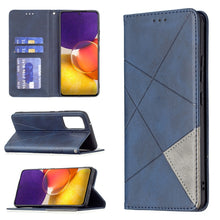 Load image into Gallery viewer, Rhombus Texture Horizontal Flip Magnetic Leather Case with Holder &amp; Card Slots, For Samsung Galaxy A22 5G, For Samsung Galaxy A82 5G