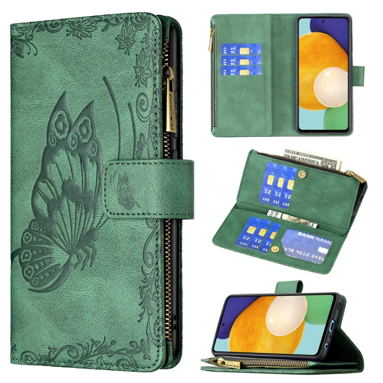 Flying Butterfly Embossing Pattern Zipper Horizontal Flip Leather Case with Holder & Card Slots & Wallet, For Samsung Galaxy A51 4G, For Samsung Galaxy A52 4G / 5G, For Samsung Galaxy A71 4G, For Samsung Galaxy A72 4G / 5G, For Samsung Galaxy S20      ...