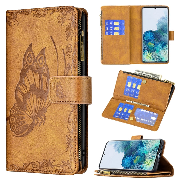 Flying Butterfly Embossing Pattern Zipper Horizontal Flip Leather Case with Holder & Card Slots & Wallet, For Samsung Galaxy A51 4G, For Samsung Galaxy A52 4G / 5G, For Samsung Galaxy A71 4G, For Samsung Galaxy A72 4G / 5G, For Samsung Galaxy S20      ...