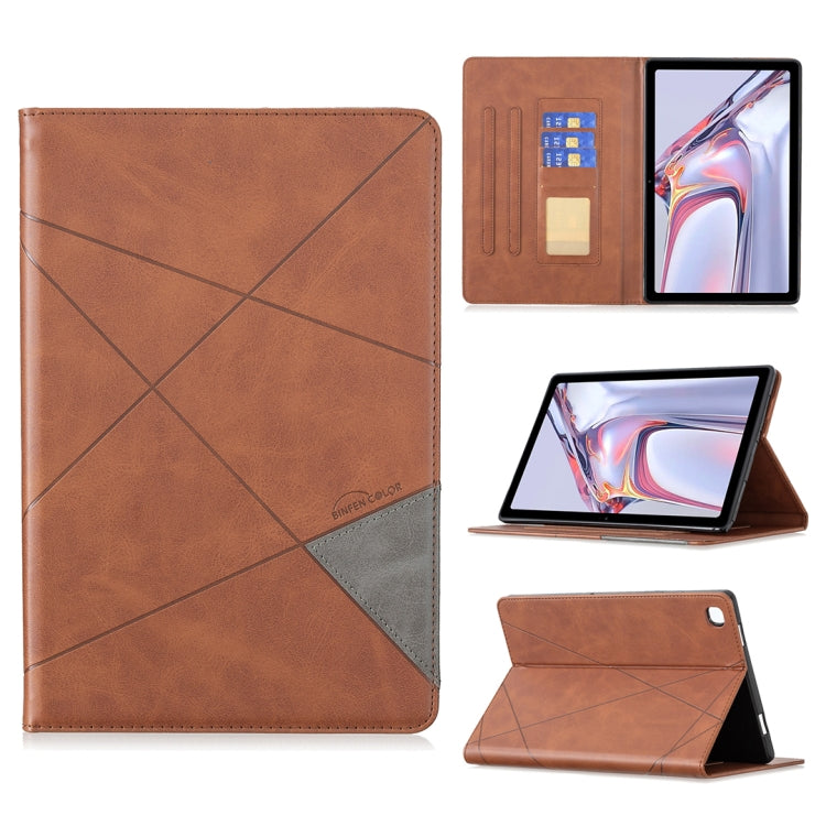 Rhombus Texture Horizontal Flip Magnetic Leather Case with Holder & Card Slots, For Samsung Galaxy Tab A7 10.4 (2020)