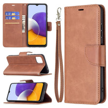 Load image into Gallery viewer, Retro Lambskin Texture Pure Color Horizontal Flip PU Leather Case with Holder &amp; Card Slots &amp; Wallet &amp; Lanyard, For Samsung Galaxy A22 5G, For Samsung Galaxy A82 5G