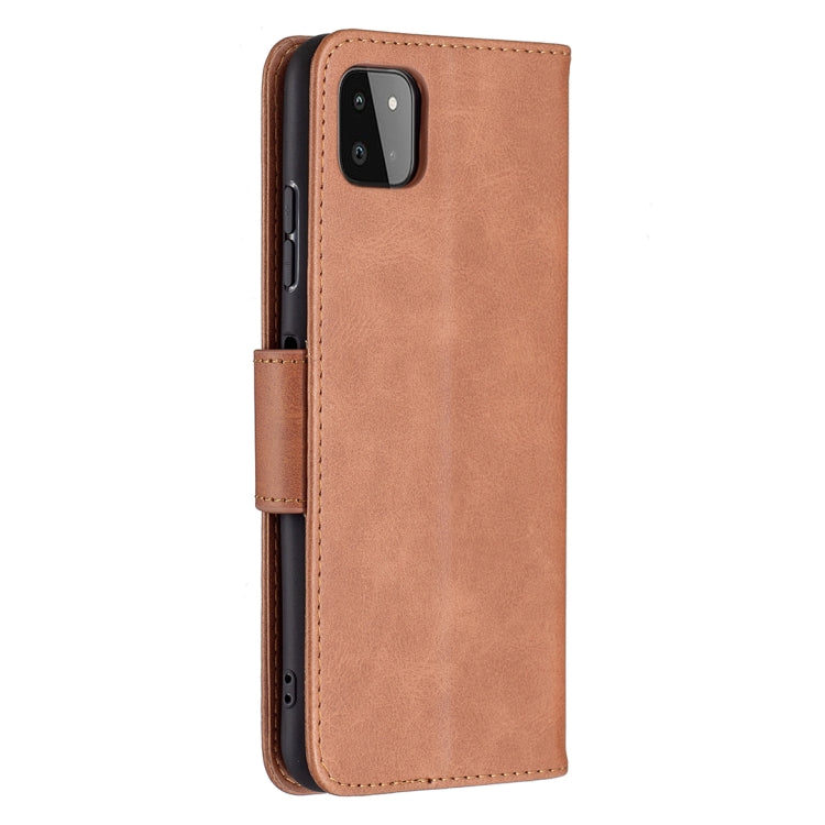 Retro Lambskin Texture Pure Color Horizontal Flip PU Leather Case with Holder & Card Slots & Wallet & Lanyard, For Samsung Galaxy A22 5G, For Samsung Galaxy A82 5G