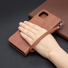 Load image into Gallery viewer, Retro Lambskin Texture Pure Color Horizontal Flip PU Leather Case with Holder &amp; Card Slots &amp; Wallet &amp; Lanyard, For Samsung Galaxy A22 5G, For Samsung Galaxy A82 5G