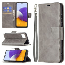 Load image into Gallery viewer, Retro Lambskin Texture Pure Color Horizontal Flip PU Leather Case with Holder &amp; Card Slots &amp; Wallet &amp; Lanyard, For Samsung Galaxy A22 5G, For Samsung Galaxy A82 5G