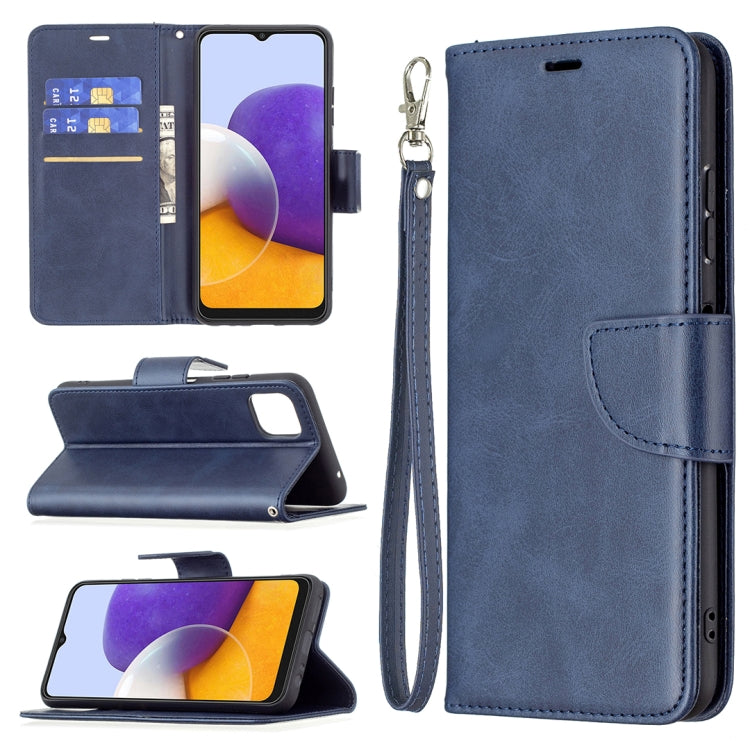 Retro Lambskin Texture Pure Color Horizontal Flip PU Leather Case with Holder & Card Slots & Wallet & Lanyard, For Samsung Galaxy A22 5G, For Samsung Galaxy A82 5G