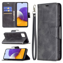 Load image into Gallery viewer, Retro Lambskin Texture Pure Color Horizontal Flip PU Leather Case with Holder &amp; Card Slots &amp; Wallet &amp; Lanyard, For Samsung Galaxy A22 5G, For Samsung Galaxy A82 5G