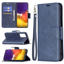 Load image into Gallery viewer, Retro Lambskin Texture Pure Color Horizontal Flip PU Leather Case with Holder &amp; Card Slots &amp; Wallet &amp; Lanyard, For Samsung Galaxy A22 5G, For Samsung Galaxy A82 5G