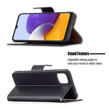 Load image into Gallery viewer, Litchi Texture Pure Color Horizontal Flip Leather Case with Holder &amp; Card Slots &amp; Wallet &amp; Lanyard, For Samsung Galaxy A22 5G, For Samsung Galaxy A82 5G