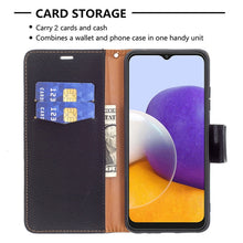 Load image into Gallery viewer, Litchi Texture Pure Color Horizontal Flip Leather Case with Holder &amp; Card Slots &amp; Wallet &amp; Lanyard, For Samsung Galaxy A22 5G, For Samsung Galaxy A82 5G