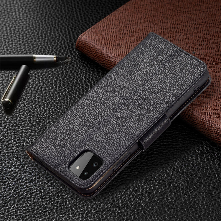 Litchi Texture Pure Color Horizontal Flip Leather Case with Holder & Card Slots & Wallet & Lanyard, For Samsung Galaxy A22 5G, For Samsung Galaxy A82 5G