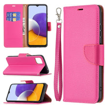 Load image into Gallery viewer, Litchi Texture Pure Color Horizontal Flip Leather Case with Holder &amp; Card Slots &amp; Wallet &amp; Lanyard, For Samsung Galaxy A22 5G, For Samsung Galaxy A82 5G