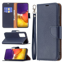 Load image into Gallery viewer, Litchi Texture Pure Color Horizontal Flip Leather Case with Holder &amp; Card Slots &amp; Wallet &amp; Lanyard, For Samsung Galaxy A22 5G, For Samsung Galaxy A82 5G