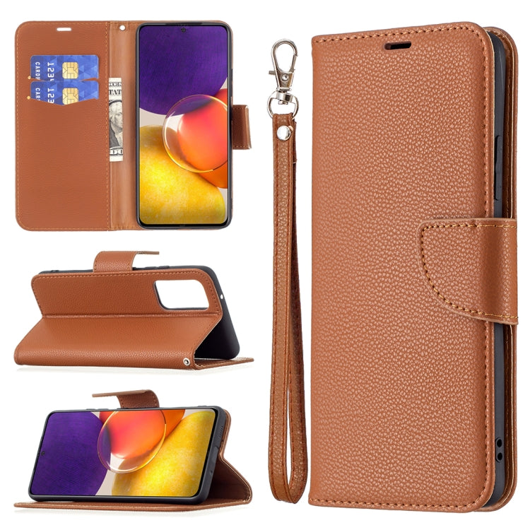 Litchi Texture Pure Color Horizontal Flip Leather Case with Holder & Card Slots & Wallet & Lanyard, For Samsung Galaxy A22 5G, For Samsung Galaxy A82 5G