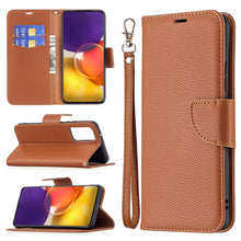 Load image into Gallery viewer, Litchi Texture Pure Color Horizontal Flip Leather Case with Holder &amp; Card Slots &amp; Wallet &amp; Lanyard, For Samsung Galaxy A22 5G, For Samsung Galaxy A82 5G
