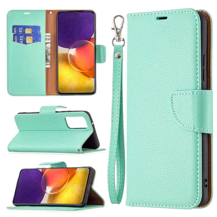 Litchi Texture Pure Color Horizontal Flip Leather Case with Holder & Card Slots & Wallet & Lanyard, For Samsung Galaxy A22 5G, For Samsung Galaxy A82 5G