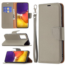 Load image into Gallery viewer, Litchi Texture Pure Color Horizontal Flip Leather Case with Holder &amp; Card Slots &amp; Wallet &amp; Lanyard, For Samsung Galaxy A22 5G, For Samsung Galaxy A82 5G