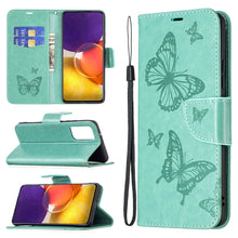 Load image into Gallery viewer, Embossing Two Butterflies Pattern Horizontal Flip PU Leather Case with Holder &amp; Card Slot &amp; Wallet &amp; Lanyard, For Samsung Galaxy A22 5G, For Samsung Galaxy A82 5G