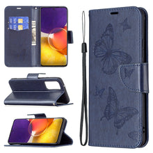Load image into Gallery viewer, Embossing Two Butterflies Pattern Horizontal Flip PU Leather Case with Holder &amp; Card Slot &amp; Wallet &amp; Lanyard, For Samsung Galaxy A22 5G, For Samsung Galaxy A82 5G