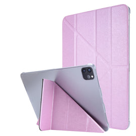 Silk Texture Horizontal Deformation Flip Leather Case with Holder, For iPad Air 13 2025 / 2024 / iPad Pro 12.9 2022 / 2021, For iPad Pro 11 2022 / 2021