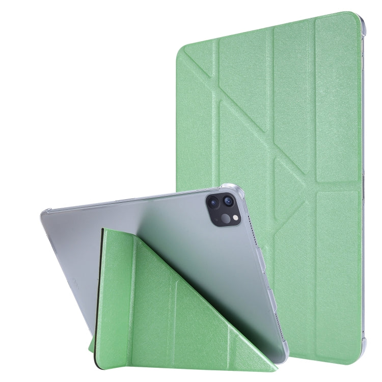 Silk Texture Horizontal Deformation Flip Leather Case with Holder, For iPad Air 13 2025 / 2024 / iPad Pro 12.9 2022 / 2021, For iPad Pro 11 2022 / 2021