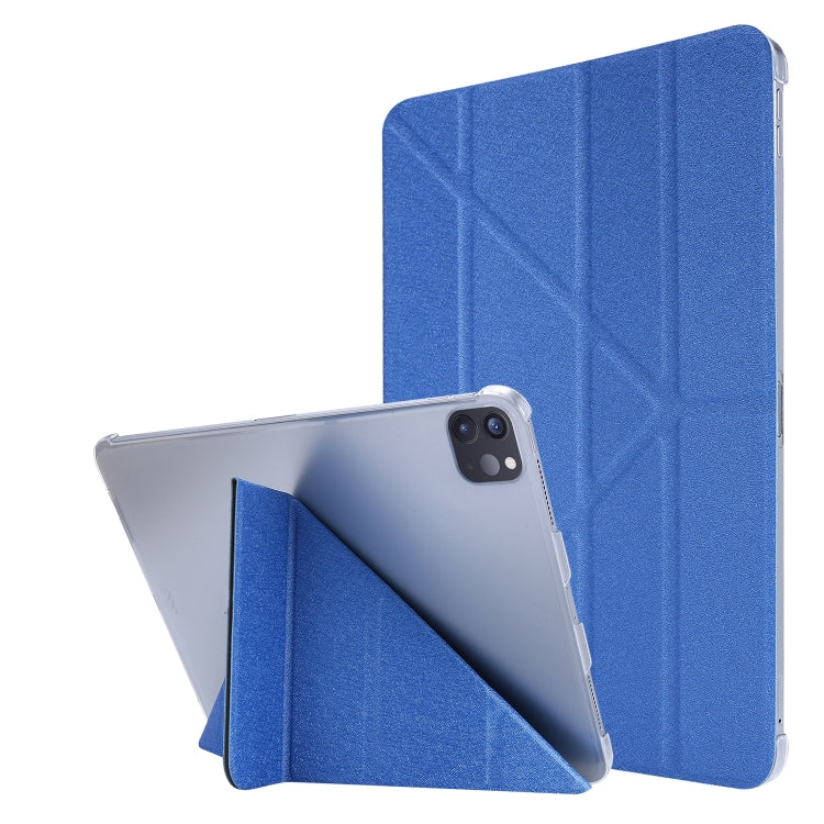 Silk Texture Horizontal Deformation Flip Leather Case with Holder, For iPad Air 13 2025 / 2024 / iPad Pro 12.9 2022 / 2021, For iPad Pro 11 2022 / 2021