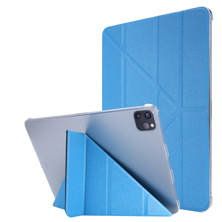 Silk Texture Horizontal Deformation Flip Leather Case with Holder, For iPad Air 13 2025 / 2024 / iPad Pro 12.9 2022 / 2021, For iPad Pro 11 2022 / 2021