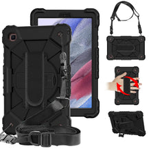 Load image into Gallery viewer, Contrast Color Robot Shockproof Silicon + PC Protective Case with Holder &amp; Shoulder Strap, For Samsung Galaxy Tab A7 Lite T220 / T225
