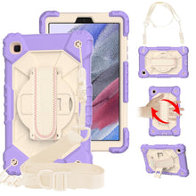 Load image into Gallery viewer, Contrast Color Robot Shockproof Silicon + PC Protective Case with Holder &amp; Shoulder Strap, For Samsung Galaxy Tab A7 Lite T220 / T225