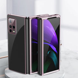 Ultra-thin Electroplated Transparent Folding Case, For Huawei Mate X2, For Xiaomi Mi Mix Fold