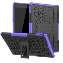Load image into Gallery viewer, Tire Texture TPU + PC Shockproof Case with Holder, For iPad 10.2