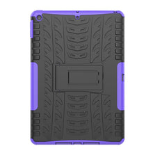 Load image into Gallery viewer, Tire Texture TPU + PC Shockproof Case with Holder, For iPad 10.2