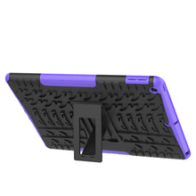 Load image into Gallery viewer, Tire Texture TPU + PC Shockproof Case with Holder, For iPad 10.2
